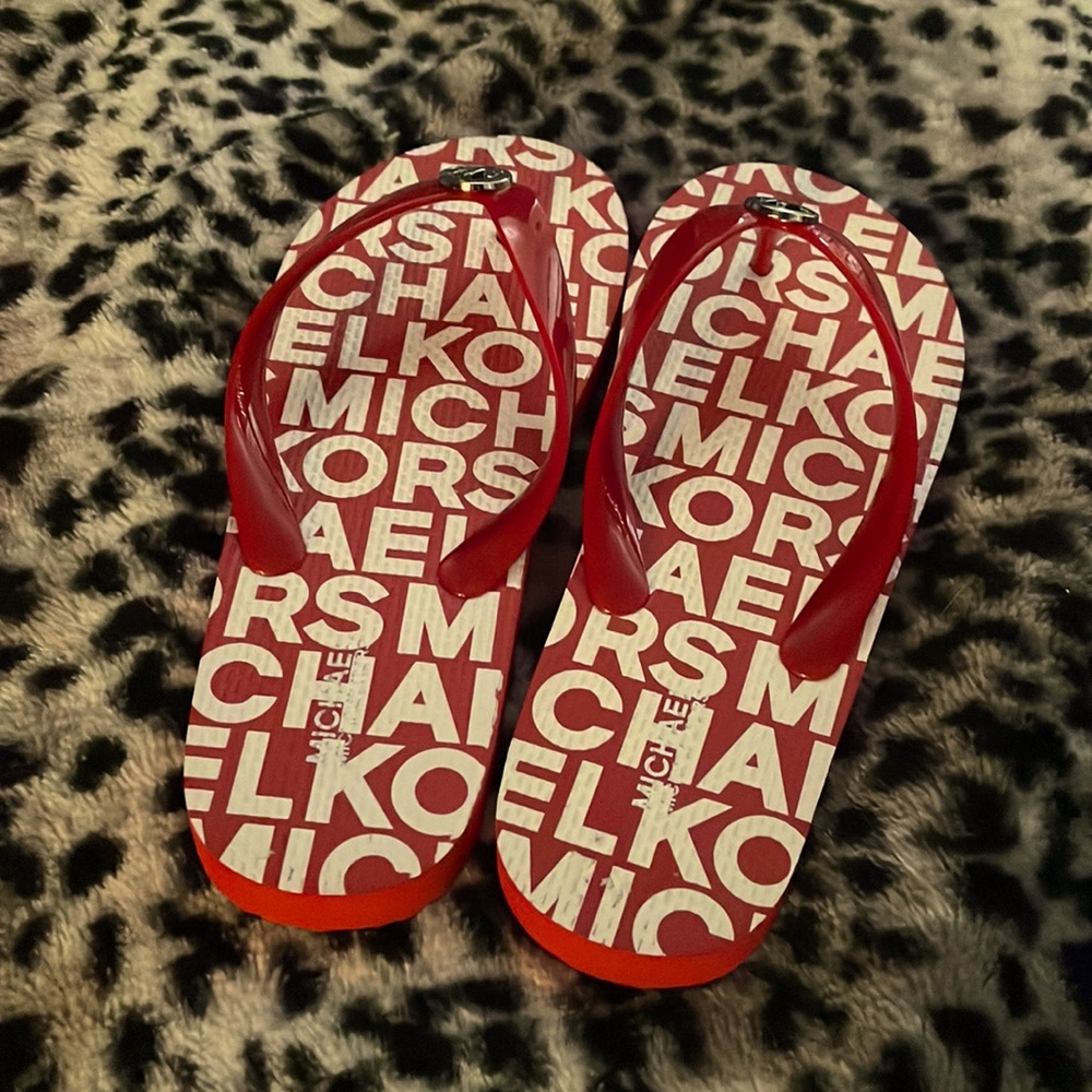 Brand New Michael Kors Flip Flops